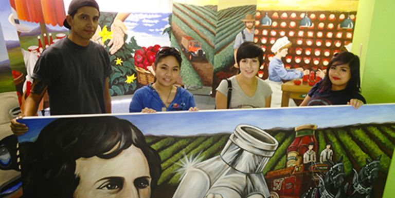 Heinz Labs mural
