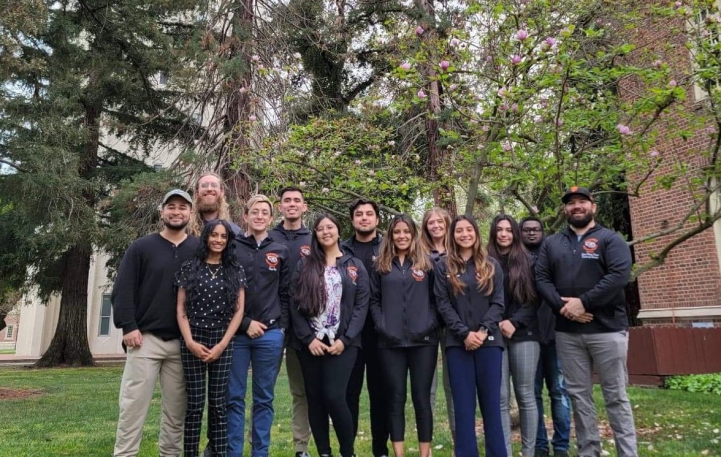 Group photo of debate team