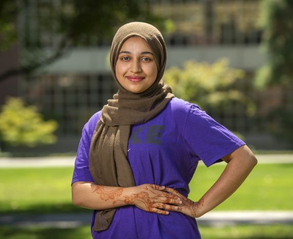 Pacific sociology student Rahila Shah