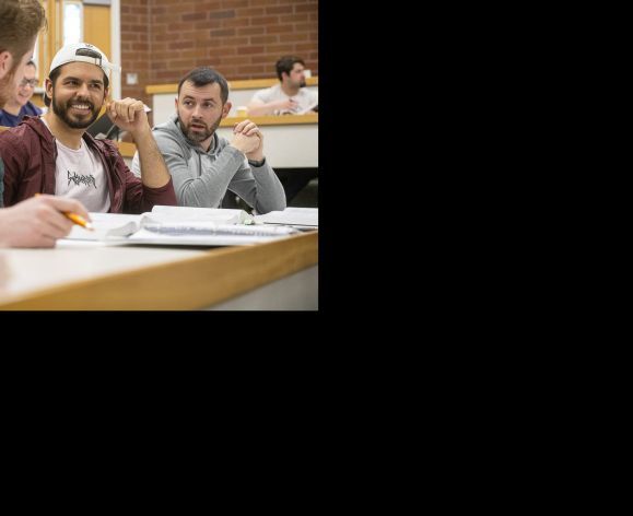 students in master of public policy classroom